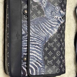 Luxury Black and Gray Men's Bag